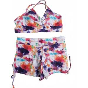 Vibrant Women’s Shorts & Top Set, Size Xl * New*